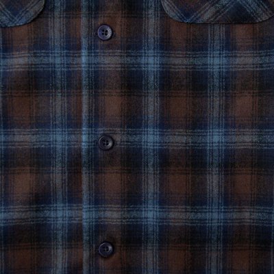 画像2: ペンドルトン ウールシャツ ボードシャツ ブルー・アクア シャドウ プラッドXS/Pendleton Board Shirt(Blue/Aqua Shadow Plaid)