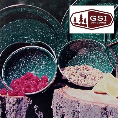 画像2: ジーエスアイ ほうろう スープ ボウル（フォレストグリーン）/GSI Enamelware Mixing Bowl(Forest Green)