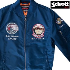 画像6: ショット NYC MA-1 フライト ジャケット（ブラック）大きいサイズ2XL/Schott NYC MA-1 Commemorative Flight Jacket(Black) (6)