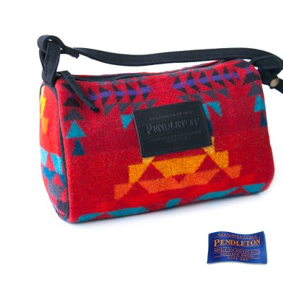 画像1: ペンドルトン トラベル キット バッグ・ドップ バッグ（レッド・イエロー・ターコイズ・パープル・ブラック）/Pendleton Travel Kit Dopp Bag With Strap