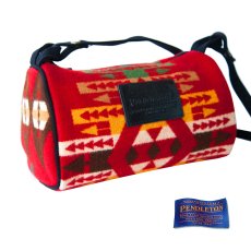 画像1: ペンドルトン トラベル キット バッグ・ドップ バッグ（レッド・イエロー・ブラウン）/Pendleton Travel Kit Dopp Bag With Strap(Red/Yellow/Brown) (1)