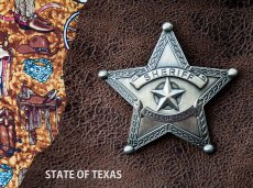 画像2: ウエスタン バッジ シェリフ・保安官バッジ ステートオブテキサス/STATE OF TEXAS (2)