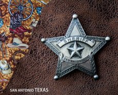 画像2: ウエスタン バッジ シェリフ・保安官バッジ サンアントニオ テキサス/SAN ANTONIO,TX. (2)