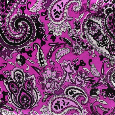 画像1: カウボーイ 大判スカーフ ワイルドラグ ペイズリー パープル/100% Silk Wild Rags(Paisley/Purple)