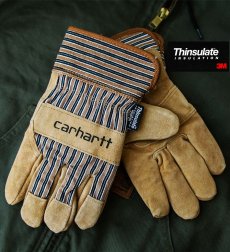 画像3: カーハート スエード ワーク グローブ シンサレート・ThinsulateTM Insulation 【訳あり商品-SDGs】サイズL/Carhartt Suede Work Gloves(Safety Cuff-Insulated) (3)