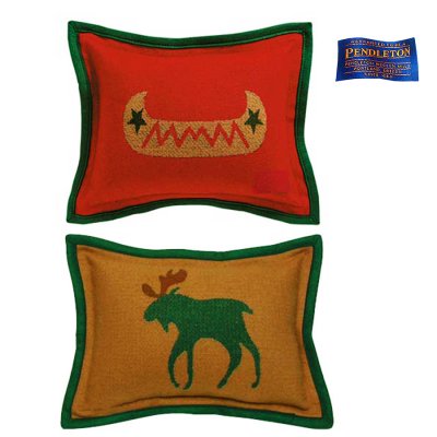 画像2: ペンドルトン バージンウール ピロー（ムース＆カヌー）/Pendleton Adirondack Toss Pillows