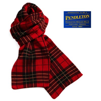 画像1: ペンドルトン メリノウール タータン チェック ニットマフラー（ブロディータータン）/Pendleton Merino Wool Knit Muffler(Brodie Tartan)