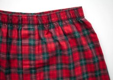 画像2: ペンドルトン ラウンジ ショーツ（レッド レノックスタータン）/Pendleton Flannel Lounge Shorts(Red Lennox Tartan) (2)