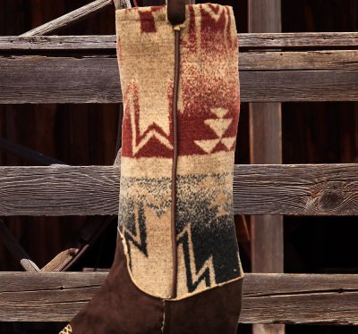 画像2: カウボーイ ブーツ ストッキング（インテリア）/Cowboy Boot Stocking