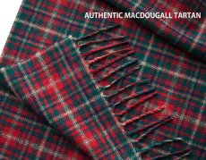 画像2: ペンドルトン ピュアバージンウール マフラー（マクドゥーガル タータン）/Pendleton Whisperwool Muffler(Authentic Macdougall Tartan) (2)