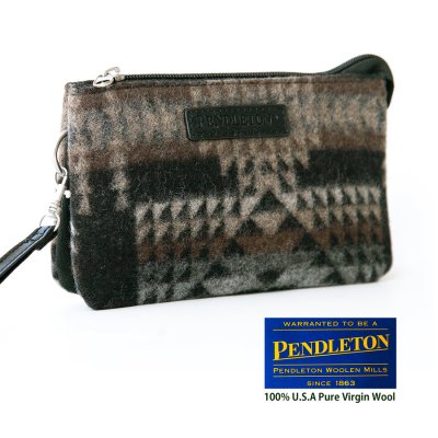 画像1: ペンドルトン スリーポケットキーパー ポーチ 小物入れ ブラックパゴサスプリングス/Pendleton Three-Pocket Keeper Black Pagosa Springs