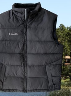 画像2: コロンビア ダウン ベスト（ブラック）L/Columbia Down Vest(Black) (2)