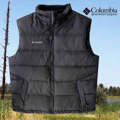 画像1: コロンビア ダウン ベスト（ブラック）L/Columbia Down Vest(Black)