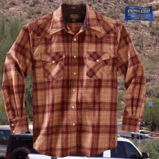 画像1: ペンドルトン ウエスタンシャツ（サンセットプラッド）S/Pendleton Western Shirt (1)