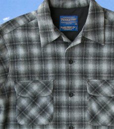 画像2: ペンドルトン ウールシャツ ボードシャツ チャコールオンブレXS/Pendleton Board Shirt (2)