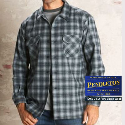 画像3: ペンドルトン ウールシャツ ボードシャツ チャコールオンブレXS/Pendleton Board Shirt