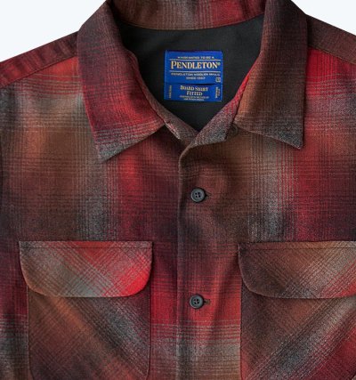 画像2: ペンドルトン ウールシャツ フィッテッド ボードシャツ ラスト・レッドオンブレS/Pendleton Fitted Board Shirt