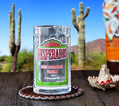 画像1: デスペラドス ビール・カクテル グラス（テキーラ）/Desperados Beer Bar Drinking Glasses (Tequila)