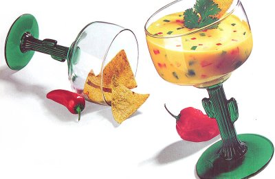 画像1: マルガリータ グラス カクタス サボテン マルゲリータ パーティグラス（4個セット）/Cactus Margarita Glassware