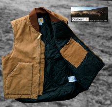 画像5: カーハート サンドストーンダック ベスト（カーハートブラウン）/Carhartt Vest(V02 Brown) (5)