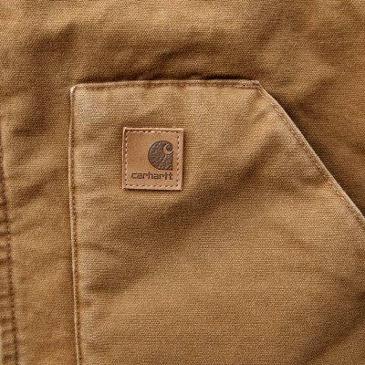 画像2: カーハート サンドストーンダック ベスト（カーハートブラウン）/Carhartt Vest(V02 Brown)