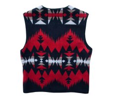 画像3: ペンドルトン レディース ウール ベスト（ブラック・レッド）XS/Pendleton Wool Vest(Women's) (3)