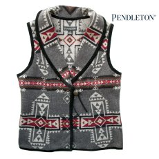 画像1: ペンドルトン レディース ウール ベスト（クロスロード グレー）S/Pendleton  Wool Vest Crossroads Grey(Women's) (1)