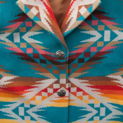 画像2: ペンドルトン レディース ピュアーヴァージンウール ベスト（ターコイズ・レッド）/Pendleton Pure Virgin Wool Vest(Women's)