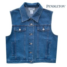 画像3: ペンドルトン デニム ベスト デニム・ピンク（レディース）/Pendleton Denim Vest (3)