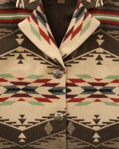 画像2: ペンドルトン レディース ピュアーヴァージンウール ベスト（スピリットオブザピープル）XS/Pendleton Pure Virgin Wool Vest Brown Spirit of the Peoples(Women's)