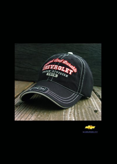 画像1: シボレー 1918 キャップ（ブラック）/Chevrolet Retro Cap(Black)