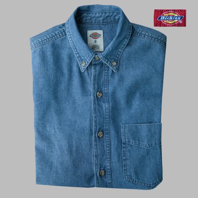 画像1: ディッキーズ デニム シャツS/Dickies Denim Shirt