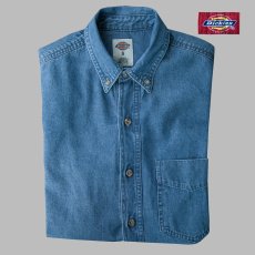 画像2: ディッキーズ デニム シャツS/Dickies Denim Shirt (2)