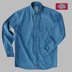 画像1: ディッキーズ デニム シャツS/Dickies Denim Shirt (1)