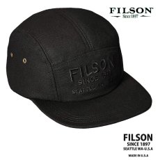 画像1: フィルソン 5パネル キャップ（ブラック）/Filson 5-Panel Cap(Black) (1)