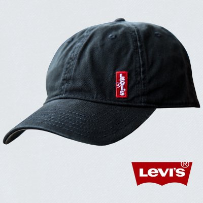 画像1: リーバイス ロゴ キャップ（ブラック）/Levi's Baseball Cap(Black)