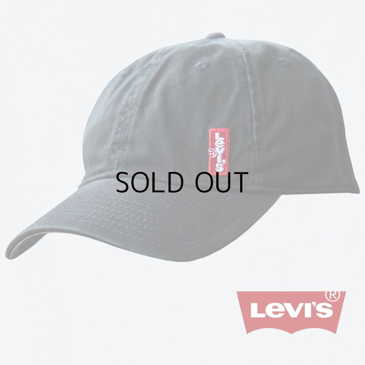 画像1: リーバイス ロゴ キャップ(ブラック)/Levi's Baseball Cap(Black) (1)