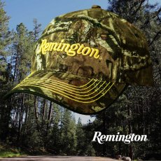 画像1: レミントン 刺繍ロゴ モッシーオーク カモ キャップ/Remington Mossy Oak Break Up Infinity Camo Cap (1)