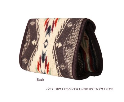 画像3: ペンドルトン コスメティックケース（カーキ）/Pendleton Cosmetic Case (Khaki)