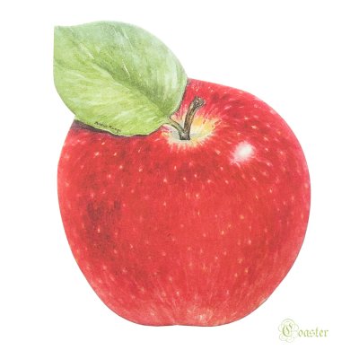 画像1: アップル りんご形 カントリー コースター/Coaster