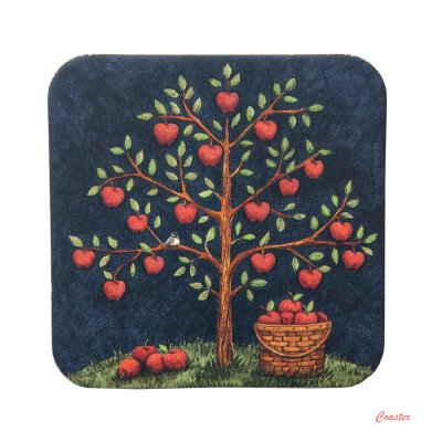 画像1: りんご アップルツリー カントリー コースター/Coaster