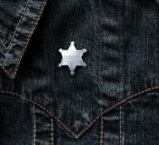 画像2: シェリフ ウエスタン ハットピン 保安官 ピンバッチ/Pins (2)