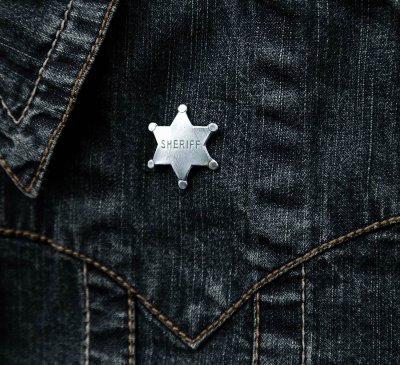画像2: シェリフ ウエスタン ハットピン 保安官 ピンバッチ/Pins