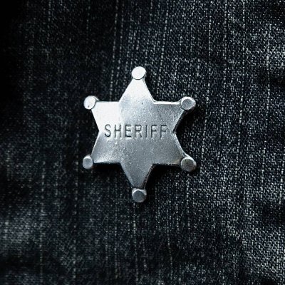 画像1: シェリフ ウエスタン ハットピン 保安官 ピンバッチ/Pins