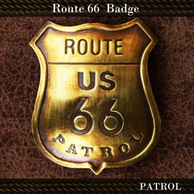 画像1: ルート66  パトロール バッジ/Route 66 Badge