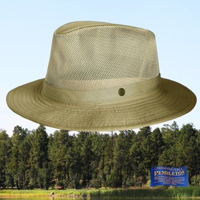 画像1: ペンドルトン メッシュクラウン ブリーザーハット（ライトグリーンカーキ）M/Pendleton Breezer Hat