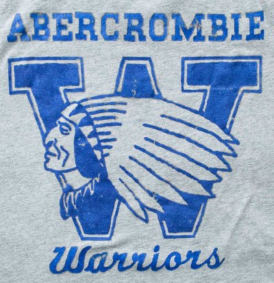 画像2: アバクロンビー＆フィッチ 半袖 Tシャツ（インディアン・グレー/ブルー）M/Abercrombie&Fitch T-shirt