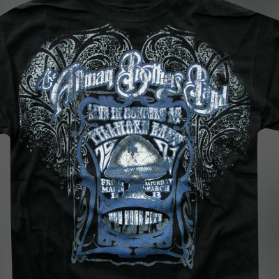 画像1: オールマンブラザーズバンド フィルモアイースト 半袖Tシャツ（ブラック）/T-shirt
