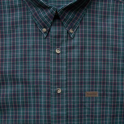 画像1: ペンドルトン 半袖 コットン シャツ（グリーン・ネイビー・レッド）L/Pendleton Shortsleeve Shirt(Green/Navy/Red)