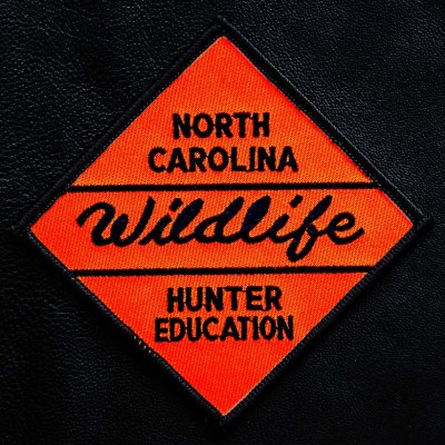 画像1: ワッペン 刺繍 ワイルドライフ・ハンター /Patch NORTH CAROLINA Wildlife HUNTER EDUCATION
